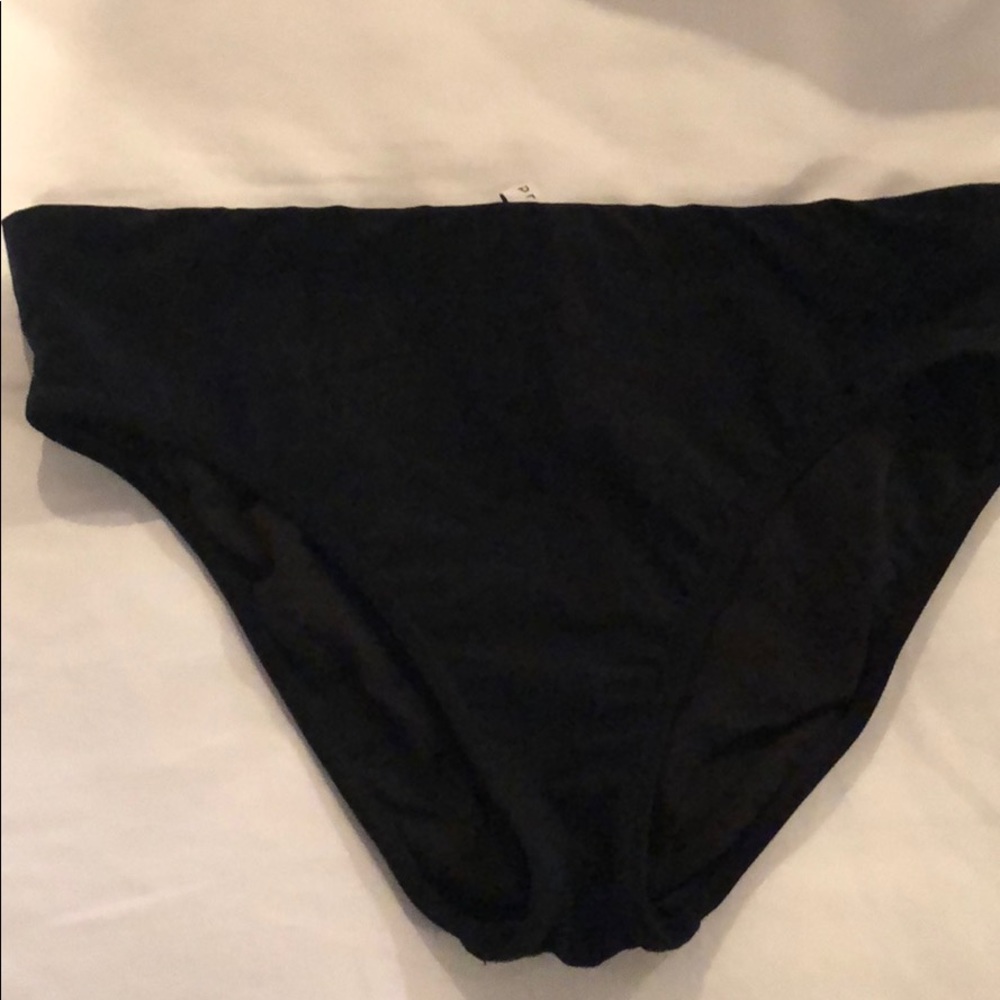 Black swim bottoms size 8